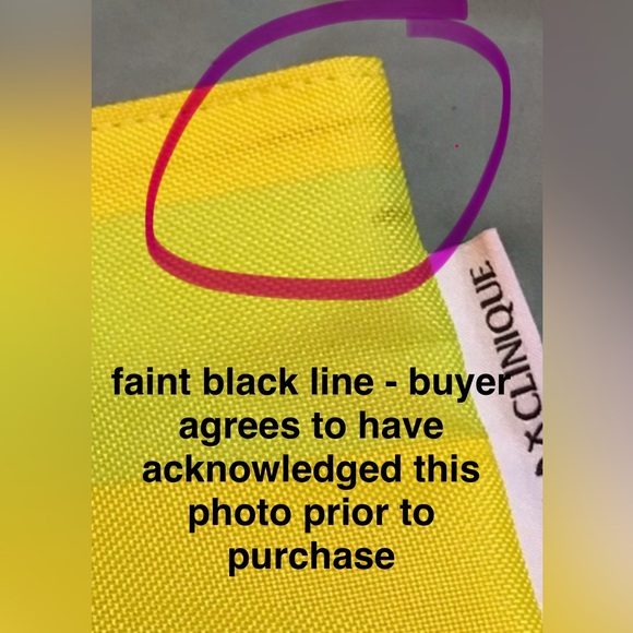 NWT Donald x Clinique Neon Green and Pink Summer Beach Tote - Picture 7 of 9